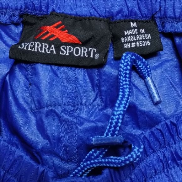 Sierra Sport Vintage Drawstring Windbreaker Pants - Picture 5 of 7